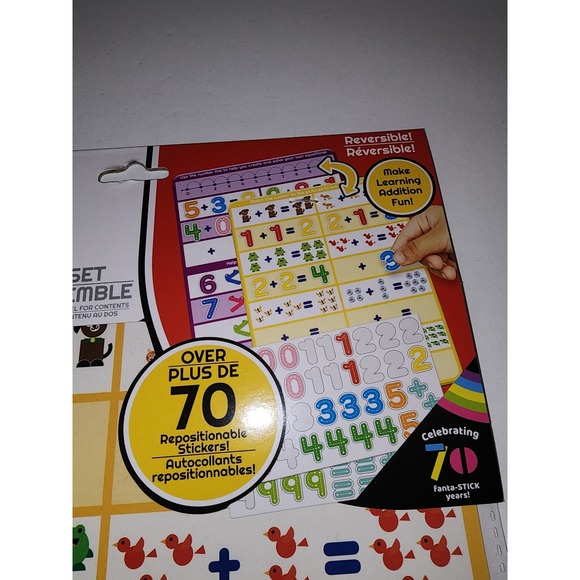 Colorforms Addition Learning‎ Board Set - Picture 3 of 4